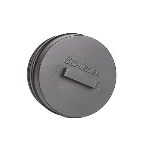 Заглушка для твердого топлива, Permeter Ultra, 25 мм, D200, серый, Schiedel